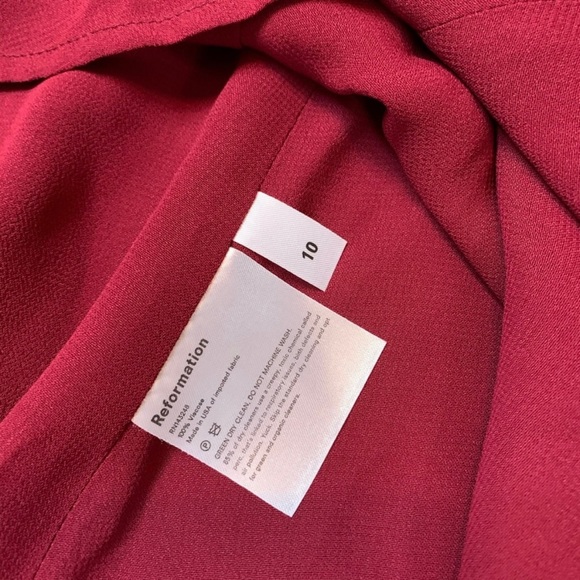 Reformation Gracie Ruched Sleeve Minidress - Picture 4 of 4